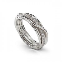Anello Rubinia Rock Collection Filo Della Vita in Argento Diamante AN7ABT-14 - AN7ABT-12